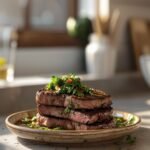 Savory Grilled Flat Iron Steak with Chimichurri
