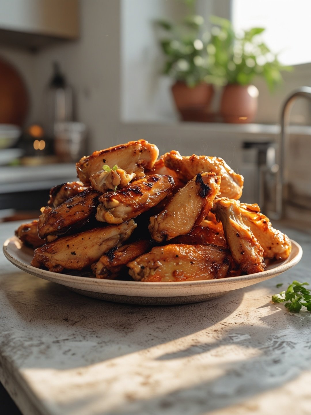 Teriyaki Grilled Chicken Wings