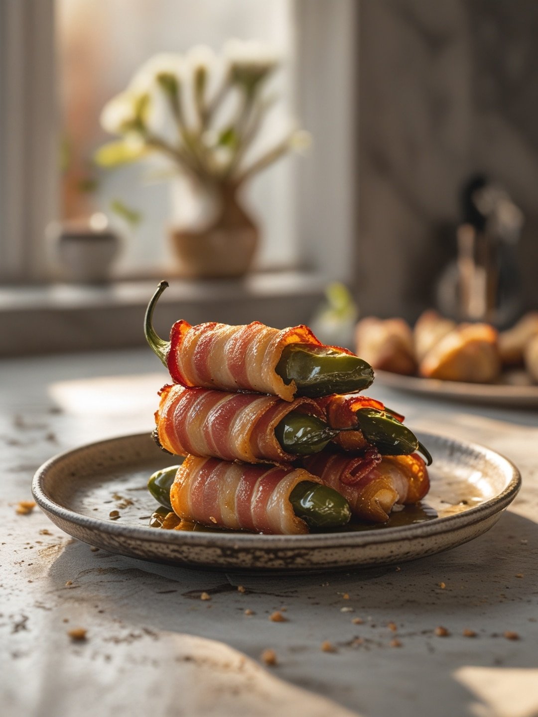 Bacon-Wrapped Jalapeño Poppers