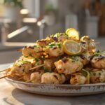 Grilled Lemon Herb Chicken Skewers