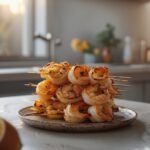 Lemon Garlic Grilled Shrimp Skewers