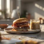 Maple Bacon Cheeseburgers with Maple Aioli