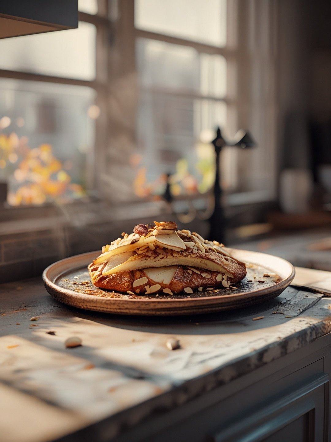 Warm Pear and Almond Galette